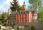 Zamek Książ w Parku Miniatur Dolnego Śląska w Kowarach