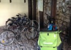 Opactwo Benedyktynów w Tyńcu - miejsce postoju rowerów