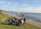 Wycieczka rowerowa z dwójką dzieci wzdłuż Półwyspu Helskiego