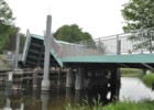 Most zwodzony - już prawie w górze - atrakcje dla dzżieci Kaszuby