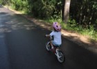 Janka - zaczęła jeździć na rowerze w wieku ok. 3 lat i 4 miesięcy