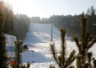 Widok na stok Telegraf - zimowe atrakcje dla dzieci - świętokrzyskie
