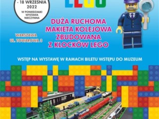 Kolejowy świat z klocków Lego w Stacji Muzeum w Warszawie