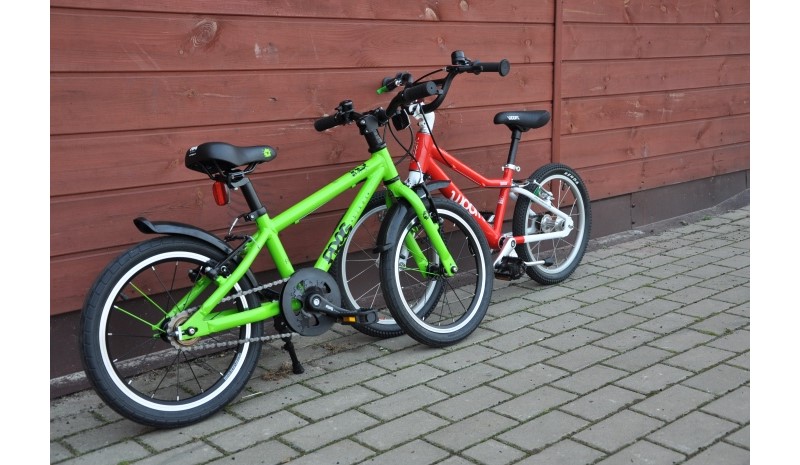 Lekkie rowery na kołach 16" - świetne dla 4-5 latków WOOM 3 i Frog 48