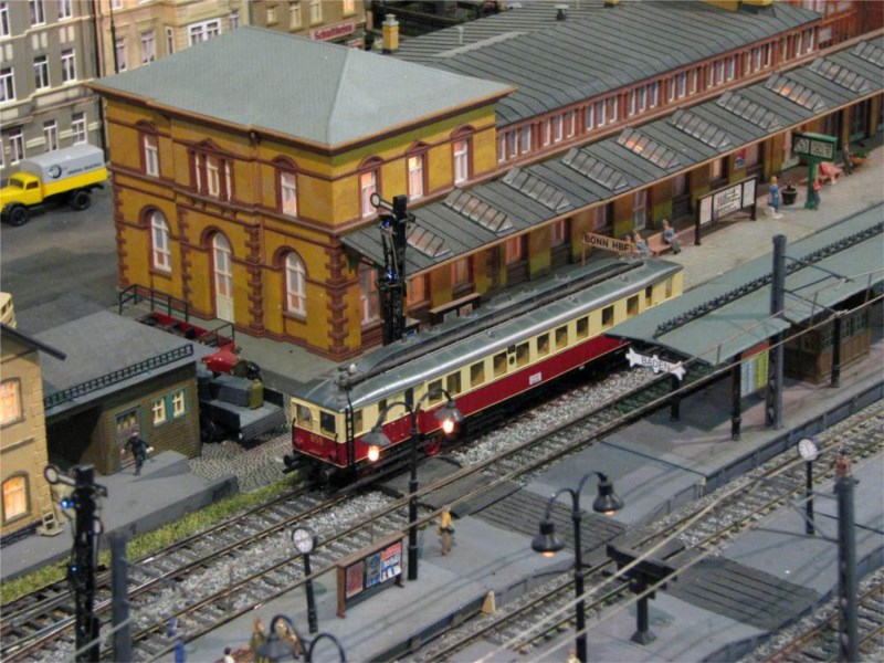 Wielka makieta kolejowa w skali H0 (1:87) w Muzeum Kolejnictwa w Warszawie