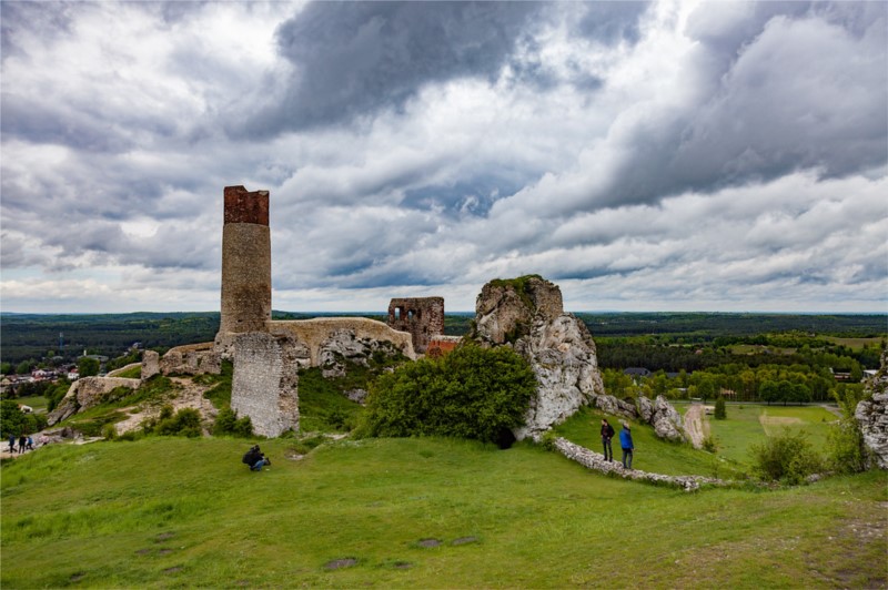 Pierwszy z Orlich Gniazd - ruiny zamku w Olsztynie